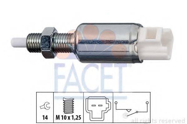 FACET 71258 Вимикач, привід зчеплення (Tempomat)