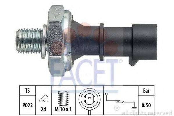 FACET 70141 Датчик тиску масла