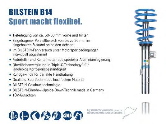 BILSTEIN BIL020642 Комплект ходової частини, пружини / амортизатори