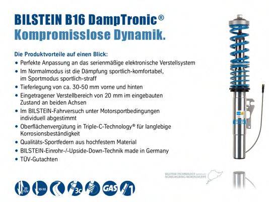 BILSTEIN BIL007066 Комплект ходової частини, пружини / амортизатори