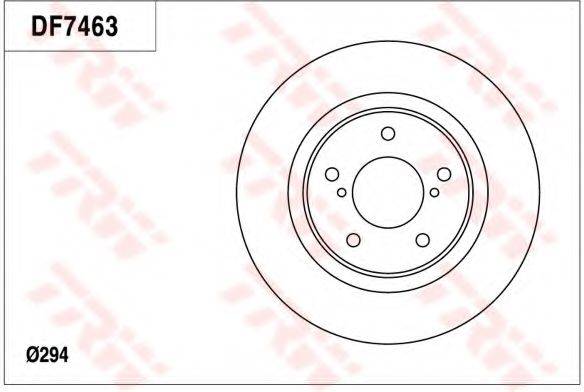 TRW DF7463 гальмівний диск