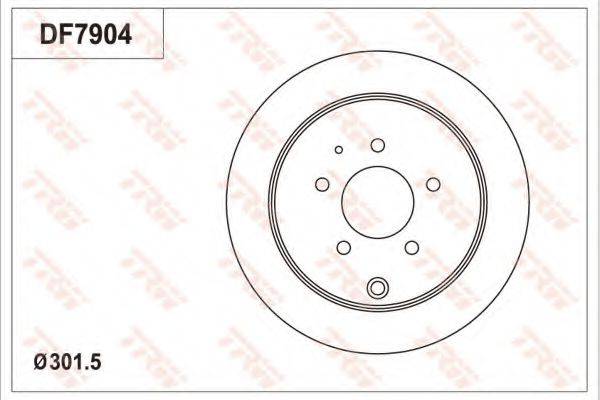 TRW DF7904 гальмівний диск
