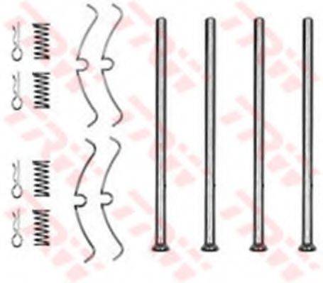 TRW PFK111 Комплектуючі, колодки дискового гальма
