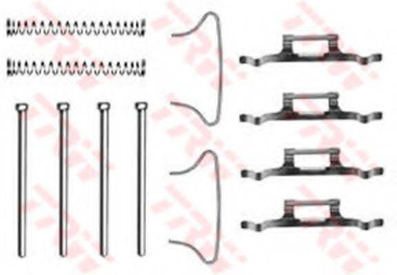 TRW PFK135 Комплектуючі, колодки дискового гальма