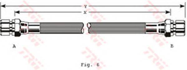 TRW PHA129 Гальмівний шланг