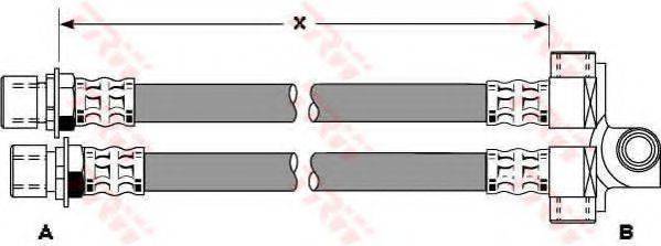 TRW PHA277 Гальмівний шланг