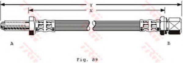 TRW PHB107 Гальмівний шланг