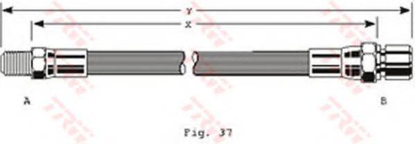 TRW PHB119 Гальмівний шланг