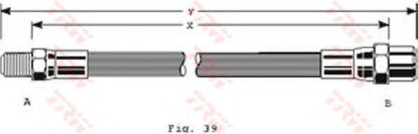 TRW PHB128 Гальмівний шланг