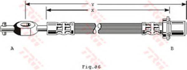 TRW PHD181 Гальмівний шланг