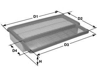 CLEAN FILTERS MA3106 Повітряний фільтр