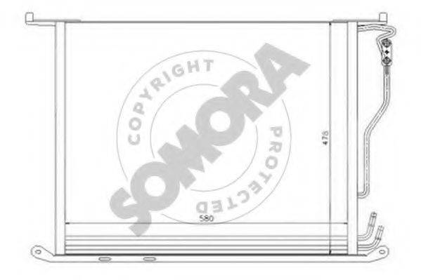 SOMORA 174260 Конденсатор, кондиціонер