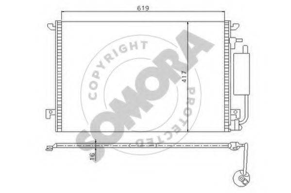 SOMORA 210660B Конденсатор, кондиціонер