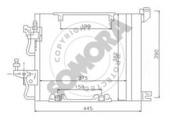 SOMORA 211860A Конденсатор, кондиціонер