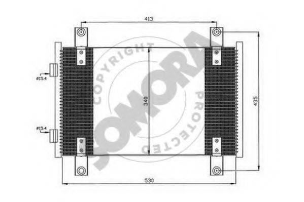 SOMORA 084160 Конденсатор, кондиціонер
