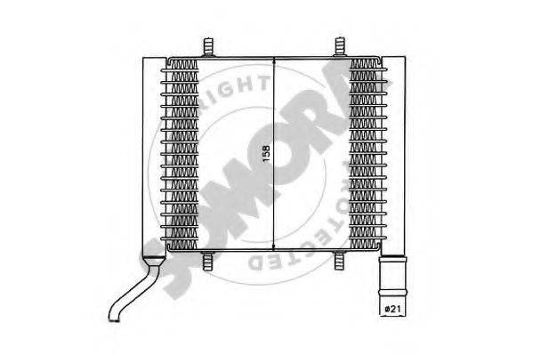 SOMORA 021340F Радіатор, охолодження двигуна