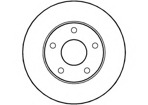 NATIONAL NBD026 гальмівний диск