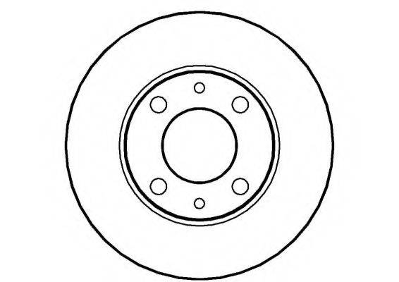 NATIONAL NBD041 гальмівний диск