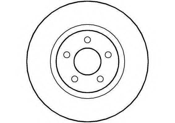NATIONAL NBD1101 гальмівний диск
