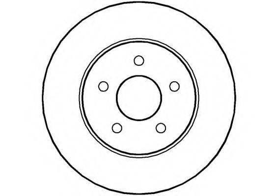 NATIONAL NBD1131 гальмівний диск
