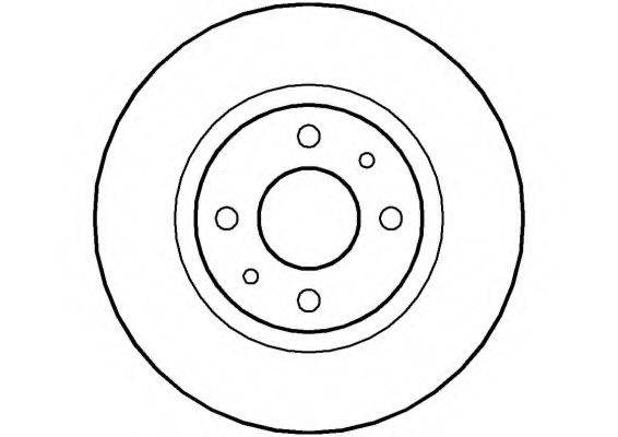 NATIONAL NBD120 гальмівний диск