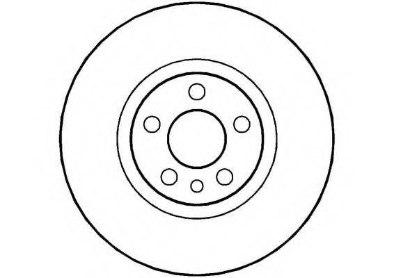 NATIONAL NBD1221 гальмівний диск