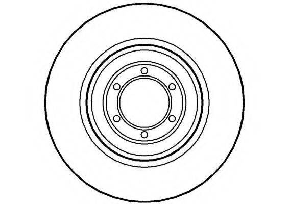 NATIONAL NBD288 гальмівний диск