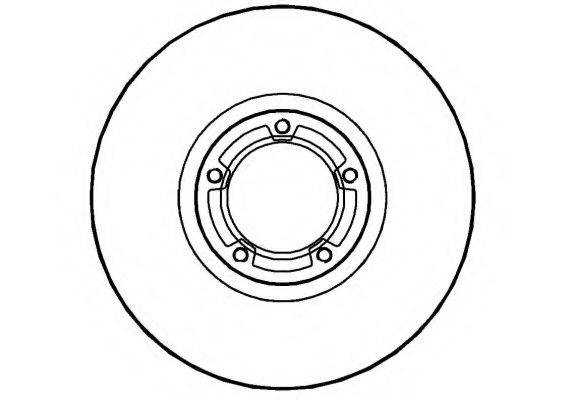 NATIONAL NBD305 гальмівний диск