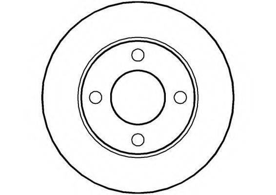 NATIONAL NBD320 гальмівний диск