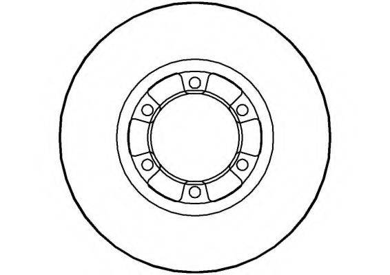 NATIONAL NBD363 гальмівний диск