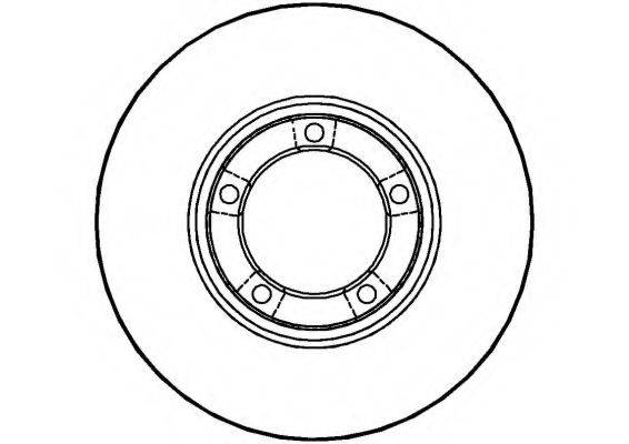 NATIONAL NBD378 гальмівний диск