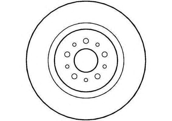 NATIONAL NBD916 гальмівний диск