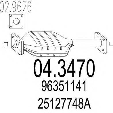 MTS 043470 Каталізатор