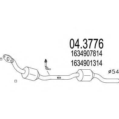 MTS 043776 Каталізатор