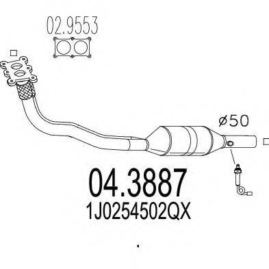 MTS 043887 Каталізатор