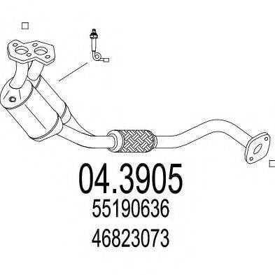 MTS 043905 Каталізатор