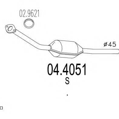 MTS 044051 Каталізатор