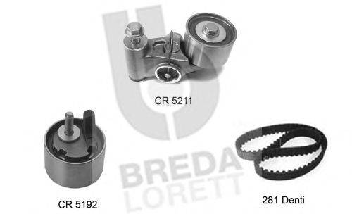 BREDA LORETT KCD0188 Комплект ременя ГРМ