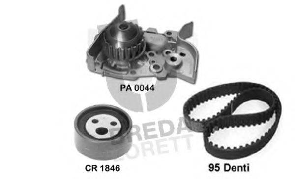 BREDA LORETT KPA0057B Водяний насос + комплект зубчастого ременя