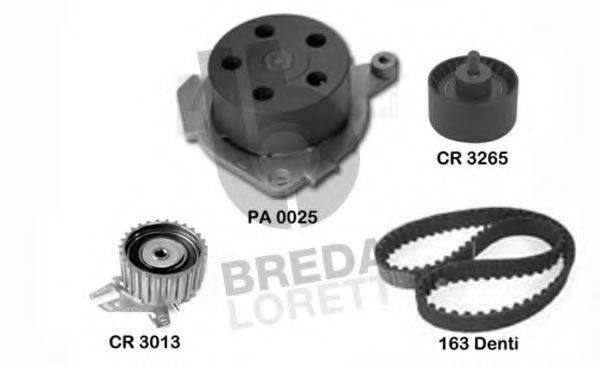 BREDA LORETT KPA0588A Водяний насос + комплект зубчастого ременя