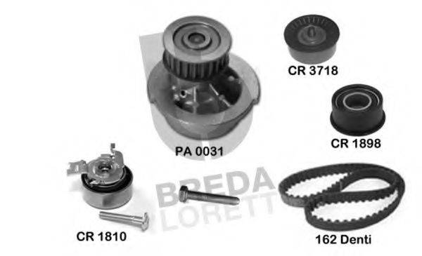 BREDA LORETT KPA0718A Водяний насос + комплект зубчастого ременя