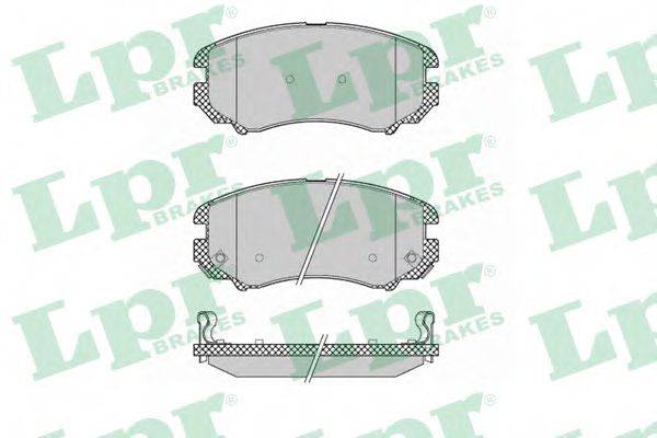 LPR 05P1369 Комплект гальмівних колодок, дискове гальмо