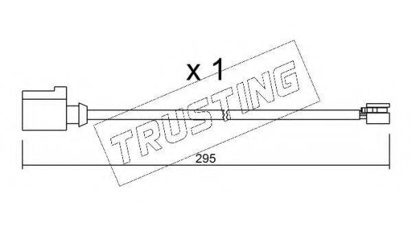 TRUSTING SU273 Сигналізатор, знос гальмівних колодок