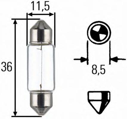 HELLA 8GM002092121 Лампа розжарювання; ліхтар освітлення номерного знака; Лампа розжарювання, фара заднього ходу; Лампа розжарювання, задній гаражний вогонь; Лампа розжарювання, освітлення салону; Лампа розжарювання, ліхтар освітлення багажника; Лампа розжарювання, габаритний вогонь; Лампа розжарювання; Лампа розжарювання, стоянковий/габаритний вогонь; Лампа розжарювання, освітлення салону; Лампа розжарювання; ліхтар освітлення номерного знака; Лампа розжарювання, стоянковий/габаритний вогонь; Лампа розжарювання, задній гаражний вогонь; Лампа розжарювання, габаритний вогонь