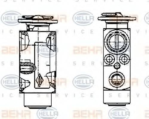 HELLA 8UW351234091 Розширювальний клапан, кондиціонер