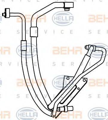 HELLA 9GS351337591 Трубопровід високого тиску, кондиціонер