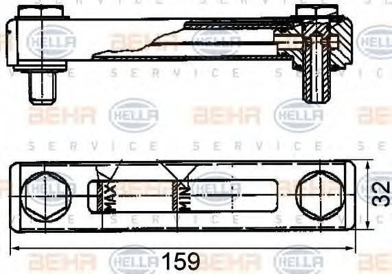 HELLA 8MY376742571 Датчик рівня, датчик рівня антифризу