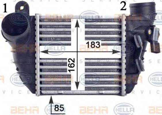 HELLA 8ML376760701 Інтеркулер