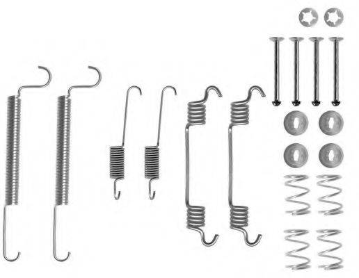 HELLA 8DZ355200461 Комплектуючі, гальмівна колодка