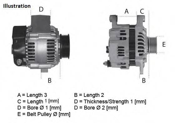 LUCAS ELECTRICAL LRA02852 Генератор